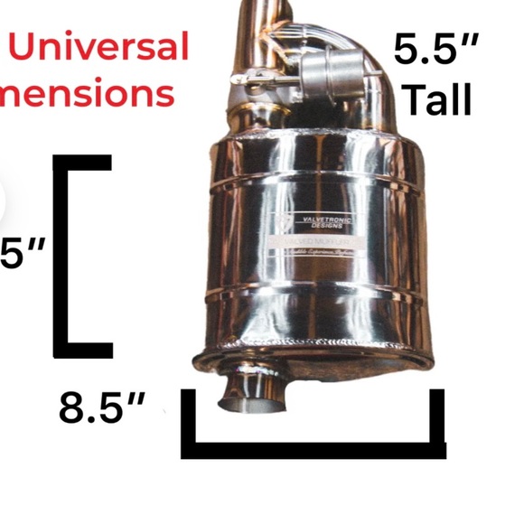 UNIVERSAL VALVED MUFFLER KIT - Picture 3 of 3